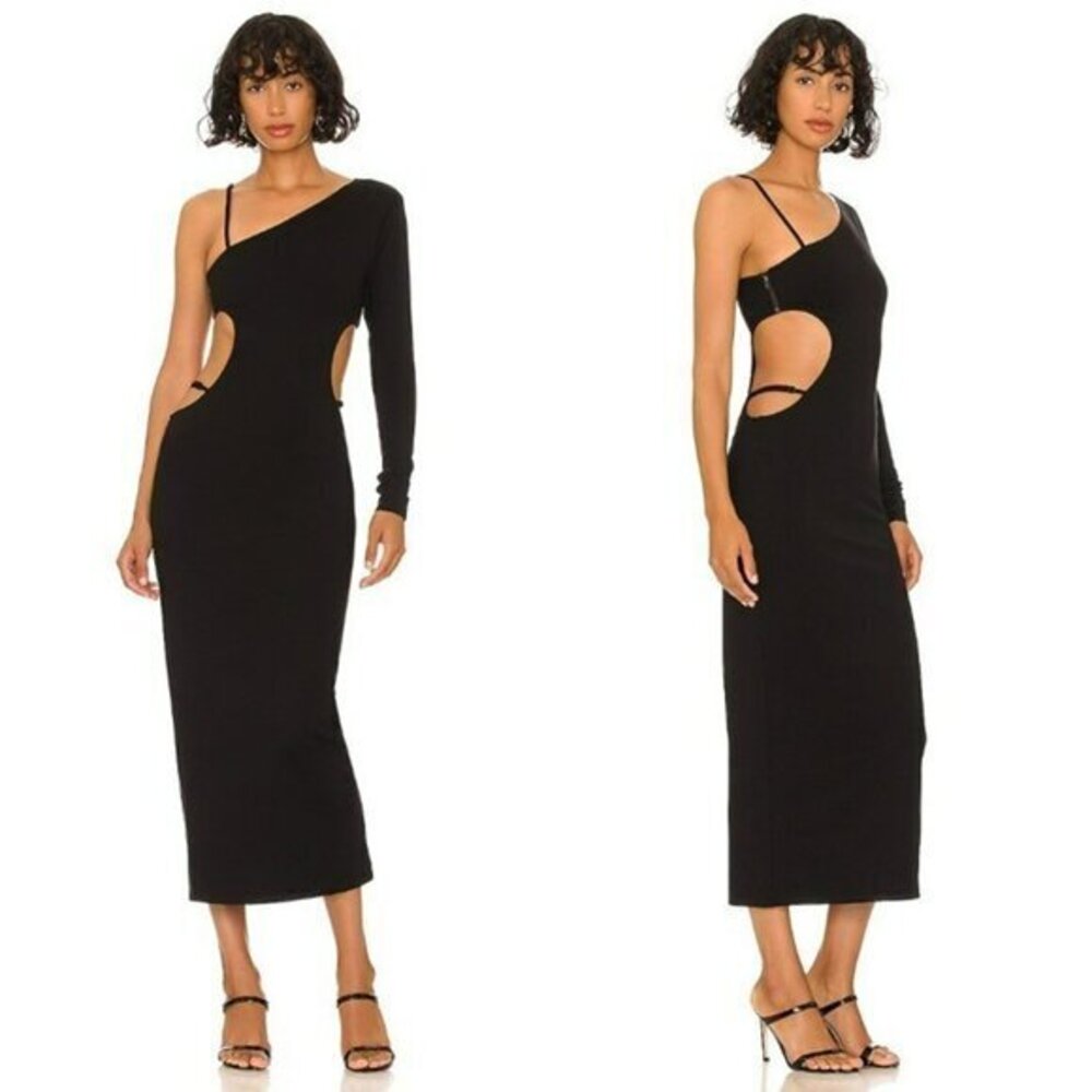 NBD Adley Midi Dress - Black